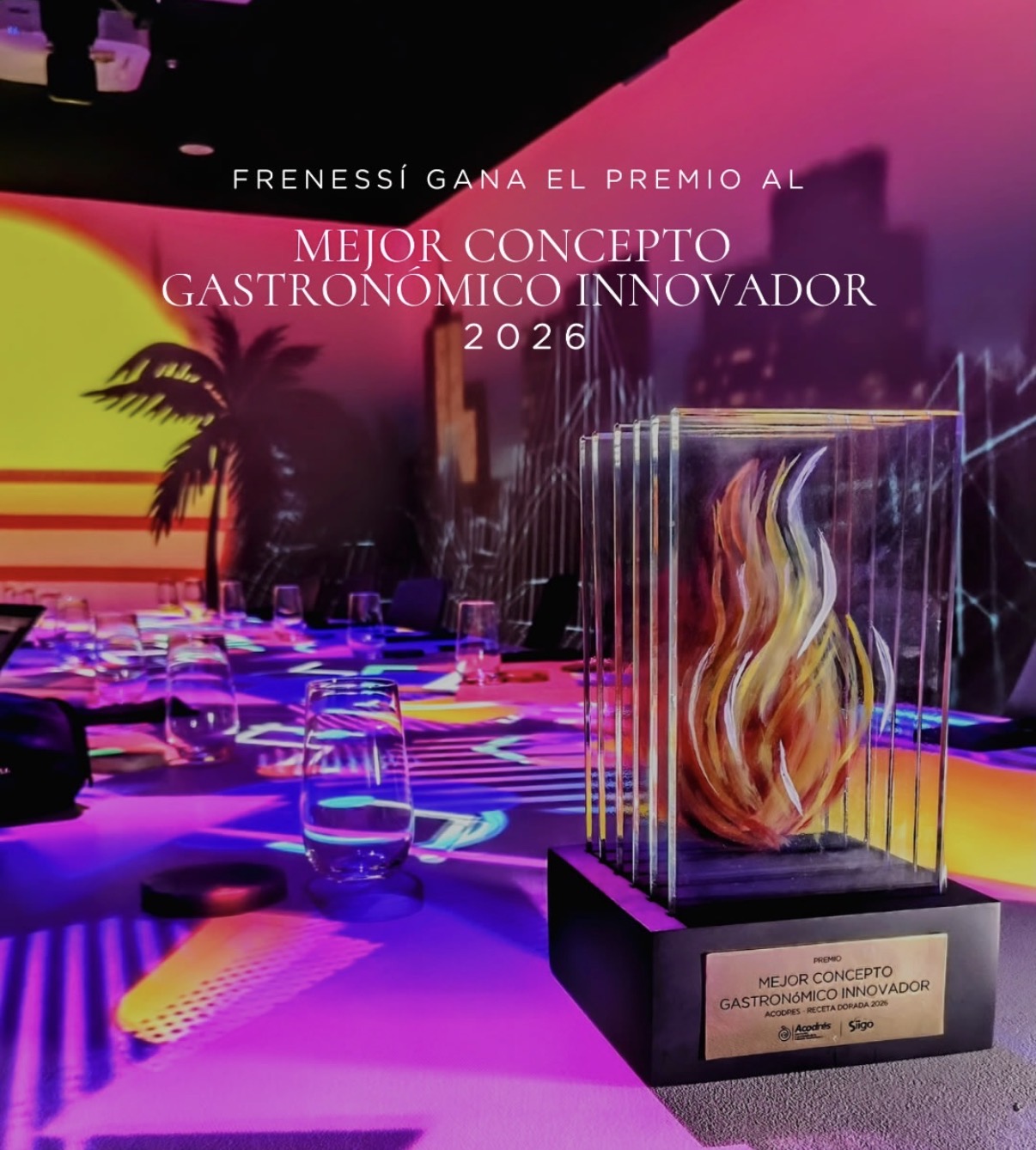 Acodrés Receta Dorada 2026 — Mejor Concepto Gastronómico Innovador